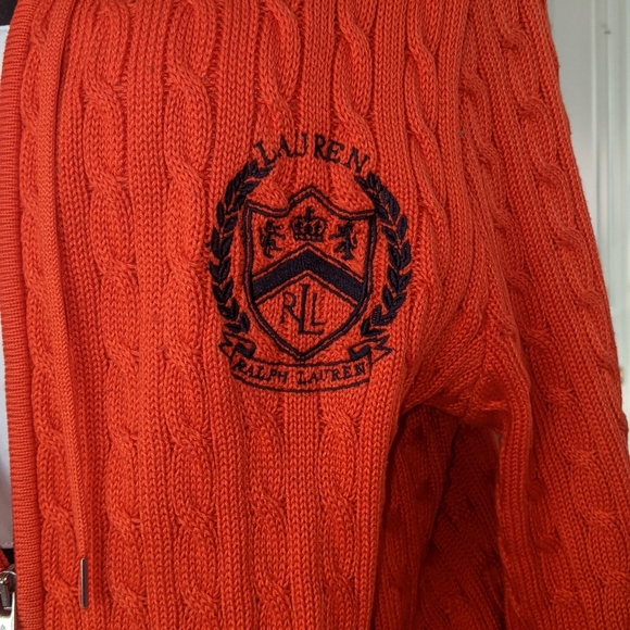 Ralph Lauren Active Bright coral jacket-large - Picture 3 of 3